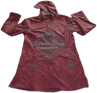women's polyurethane raincoat supplier